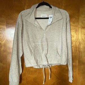 Abercrombie and Fitch, active quarter zip, NWT
